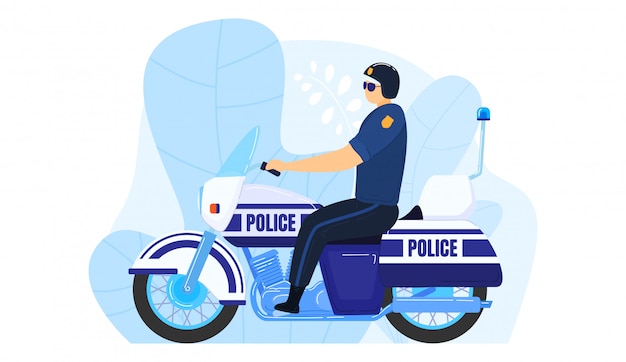 Motoqueiro desenho animado artes gráficas ilustração moto patrulha policial  png