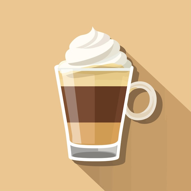 Milk_cream_coffee_flat_icon_with_long_shadowvector