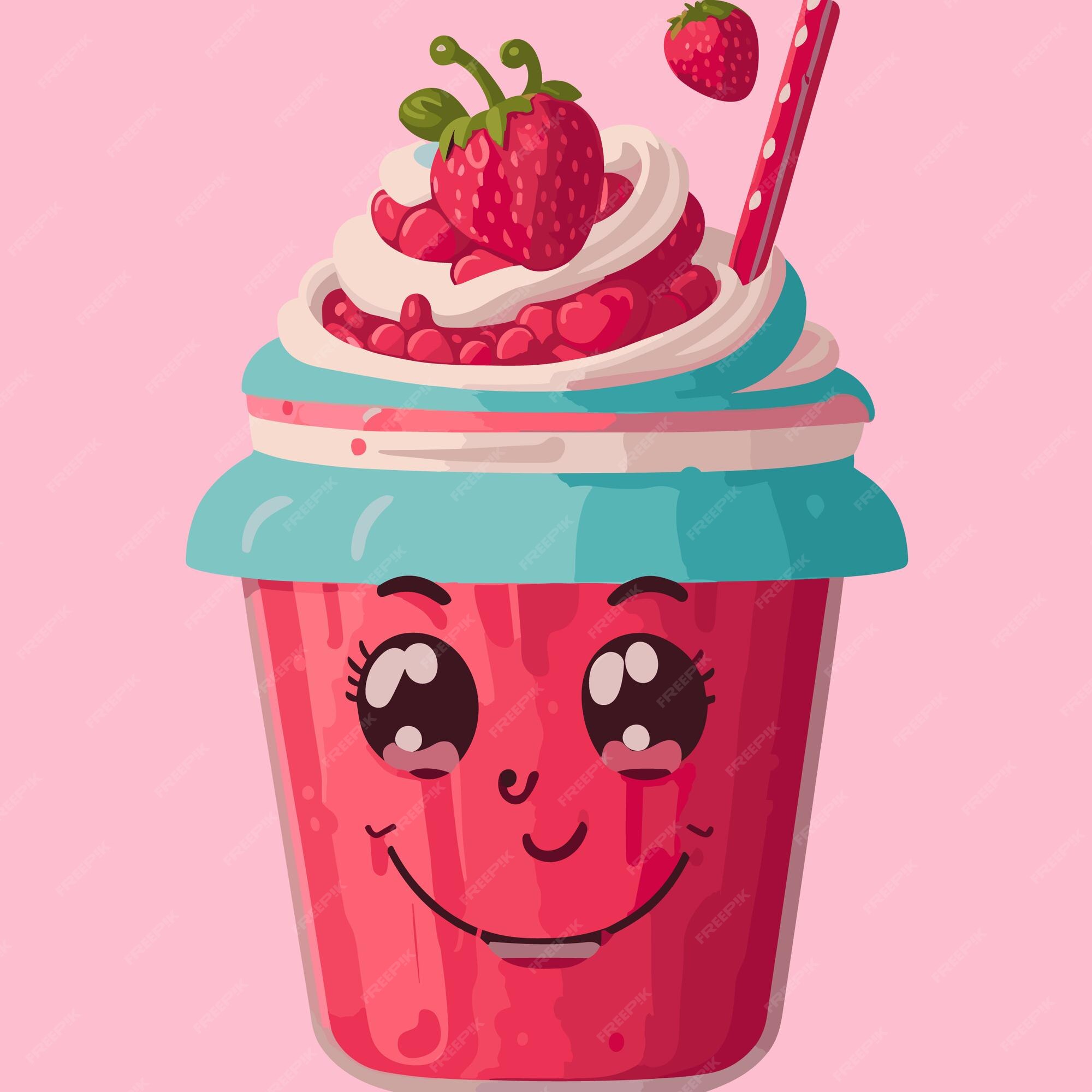 Arquivo de Desenho de milk shake kawaii - Páginal Inicial