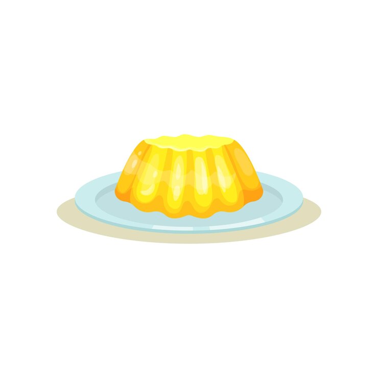 Vetor mini torta de limão no prato sobremesa deliciosa feita de frutas cítricas pastelaria caseira saborosa elemento vetorial plano para cartaz promocional ou menu