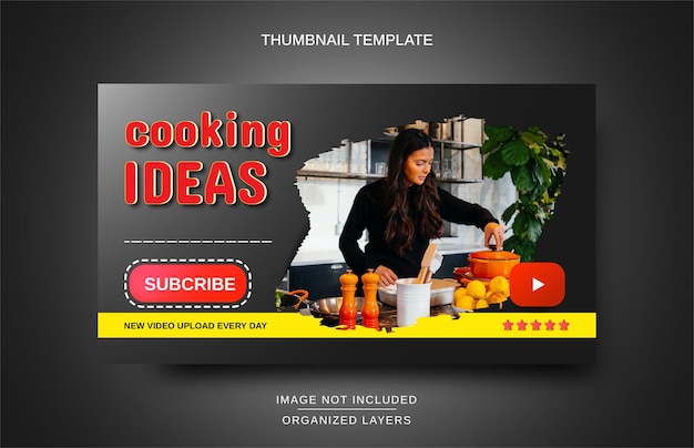 Miniatura do youtube para tutoriais de culinária