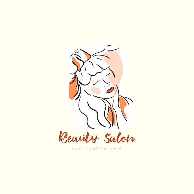 Minimal Line art logo Produto de beleza