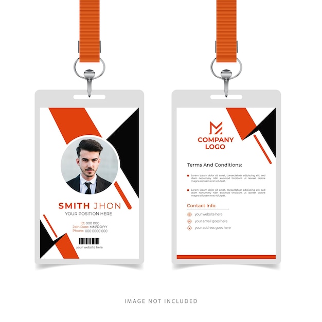 Minimalista moderno criativo melhor empresa de design de cartão de identificação