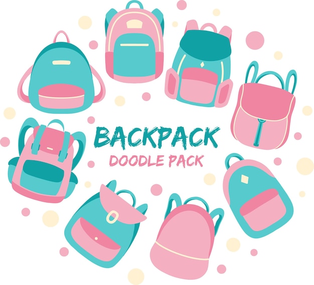 Mochila doodle pack