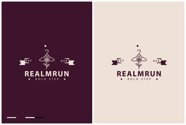 moda criativa design de logotipo obras de arte estilo clássico