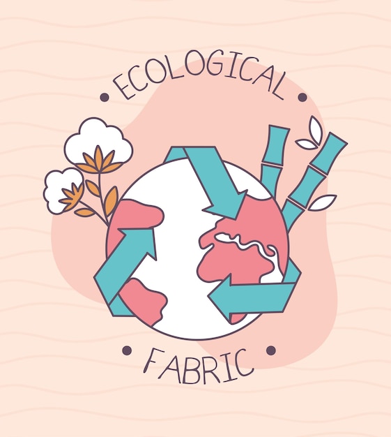 Moda de tecido ecológico