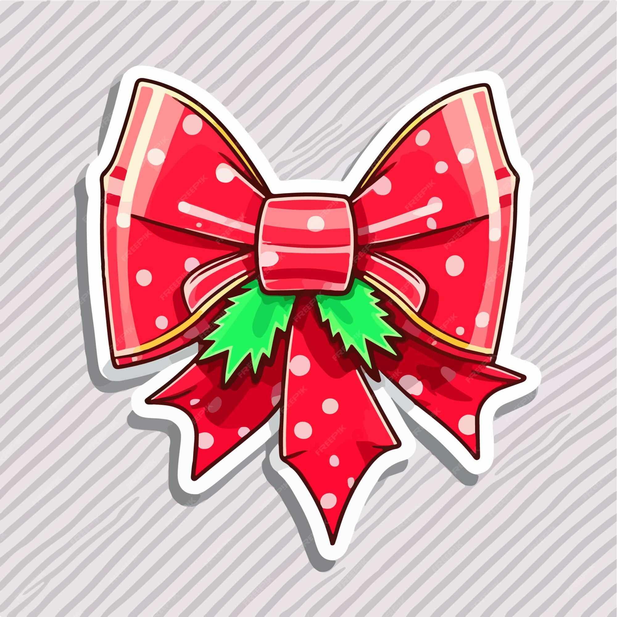 Modelo de adesivo com pacote de adesivos de laços de natal arco coleção de ano novo | Vetor Premium Modelo de adesivo com pacote de adesivos de laços de natal arco coleção de ano novo | Vetor Premium