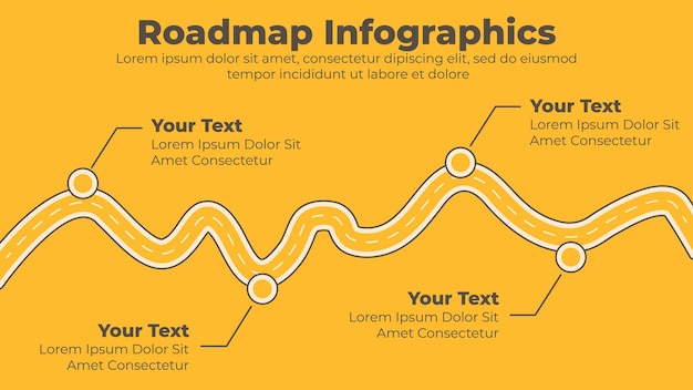 Vetor modelo de apresentação de infográfico de negócios de roteiro