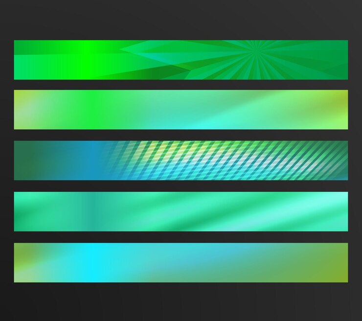 Vetor modelo de apresentação de negócios de elementos de design definido vector ilustração horizontal web banners fundo pano de fundo abstrato formulário embaçado eps 10 para apresentação de página de site de modelo de botões da web