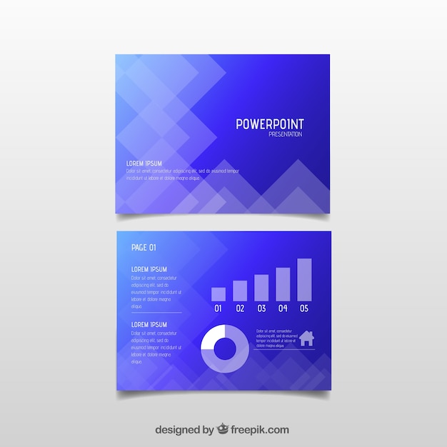 Vetor modelo de apresentação infográfico