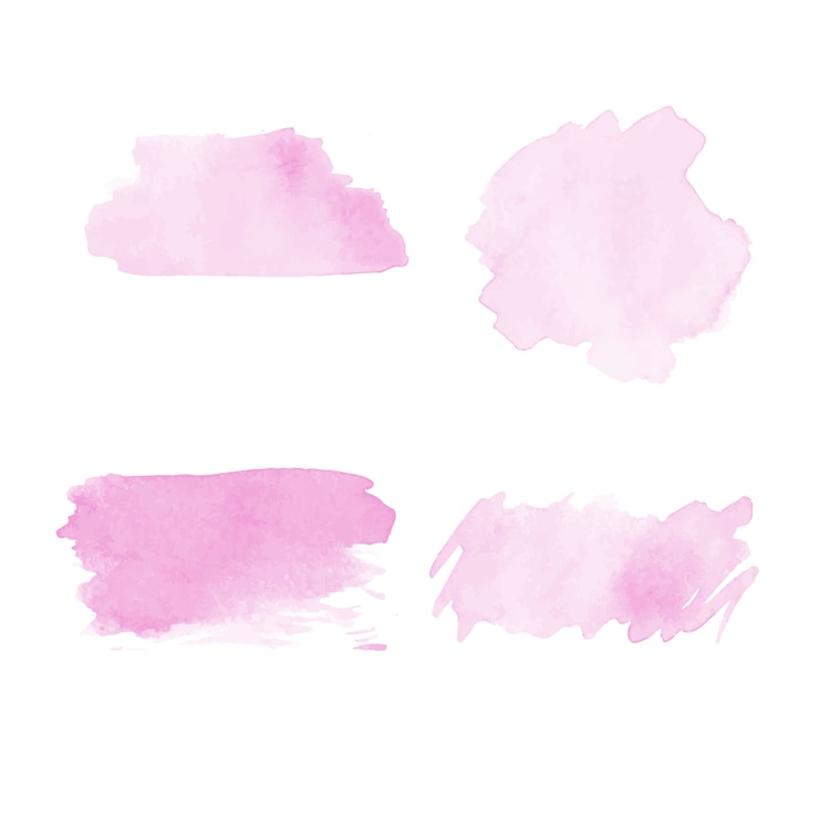 modelo de aquarela abstrata conjunto vetor design
