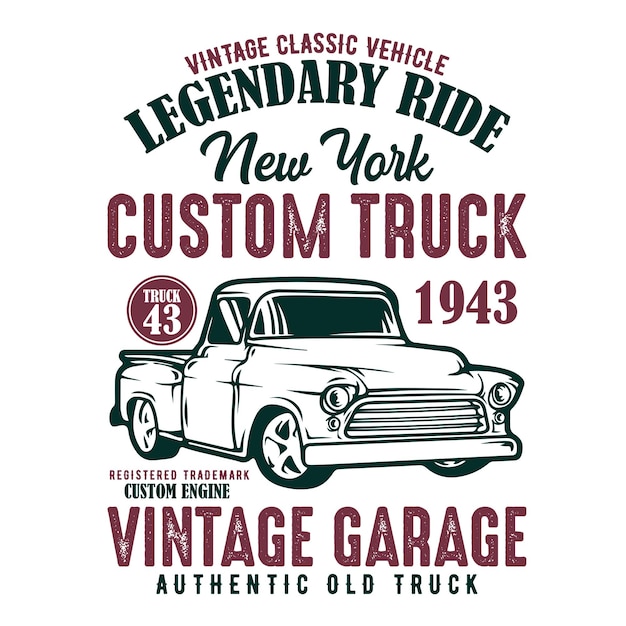 Modelo de arquivo de design de camiseta vetorial de carros e caminhões