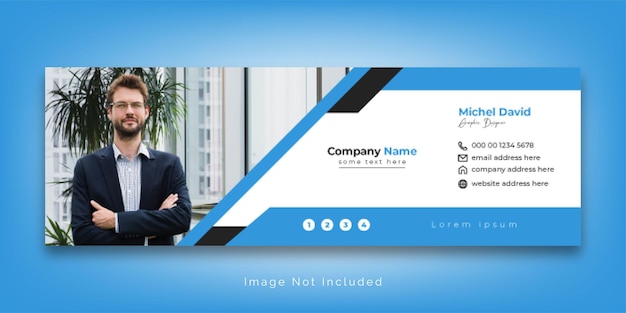 Modelo de assinatura de e-mail corporativa