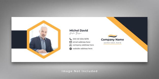 modelo de assinatura de e-mail corporativo