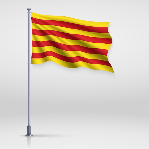 Modelo de bandeira da catalunha