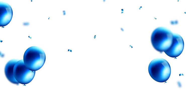 Vetor modelo de bandeira desenho de fundo vetorial bela ilustração de balão azul 3d