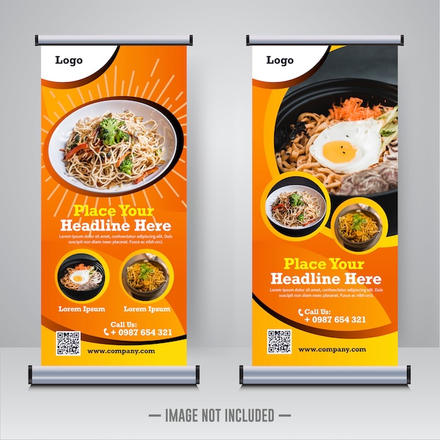 Modelo de banner arregaçar comida