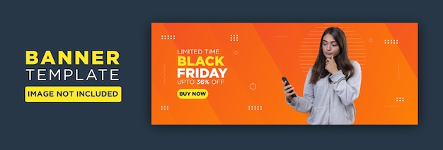 Modelo de banner black friday