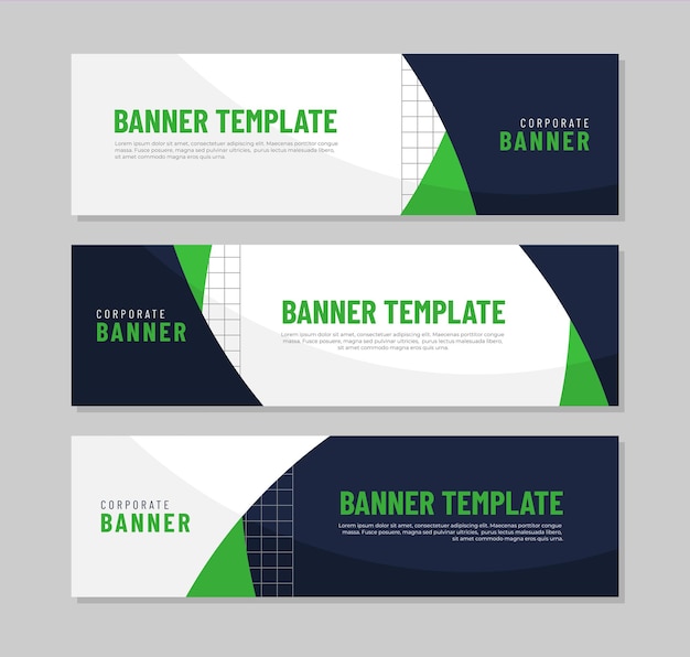 Modelo de banner corporativo