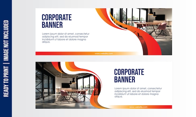 Modelo de banner corporativo