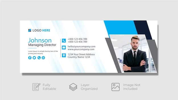 Modelo de banner de capa de marketing digital no Facebook