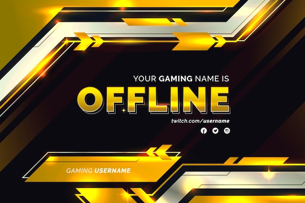 Modelo de banner de contração offline