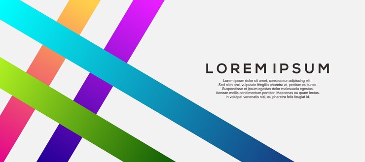 Modelo de banner de design gráfico