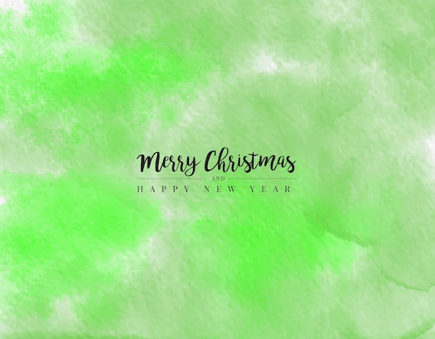 Modelo de banner de fundo de natal em aquarela elegante