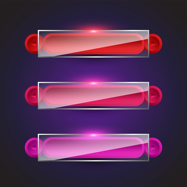 Modelo de banner de luz neon