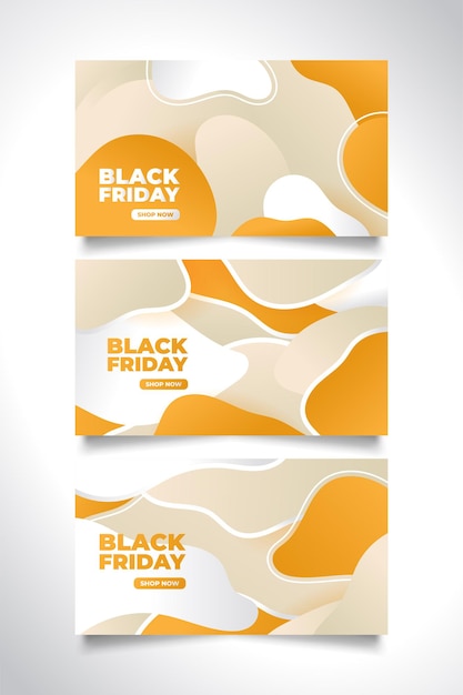 Modelo de banner de venda de sexta-feira negra. cartaz de promoção de venda ou design de layout de banner para site ou celular