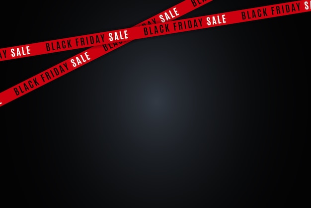 Vetor modelo de banner de venda de sexta-feira negra.