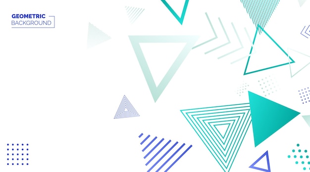Modelo de banner Geometri de fundo para site de banner de design de apresentação de plano de fundo e para outro seu negócio e seu design