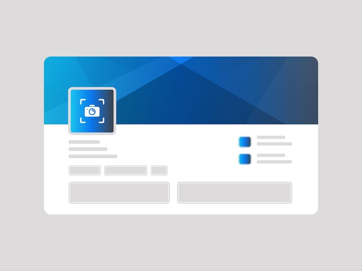 Vetor modelo de banner profissional do linkedin com fundo de gradiente abstrato elegante para rede