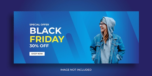 Vetor modelo de banners para venda de moda da black friday