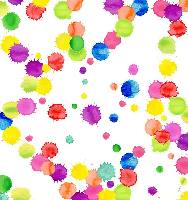 Modelo de borrão de aquarela multicolorido Fundo artístico abstrato