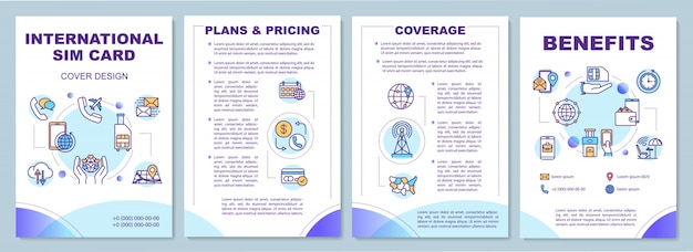 Modelo de brochura - cartão sim internacional