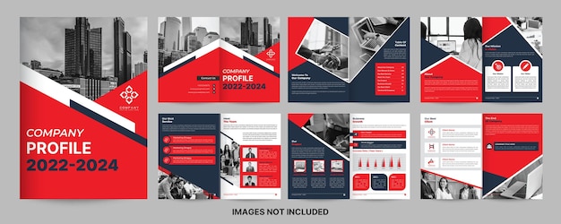 Modelo de brochura - perfil da empresa