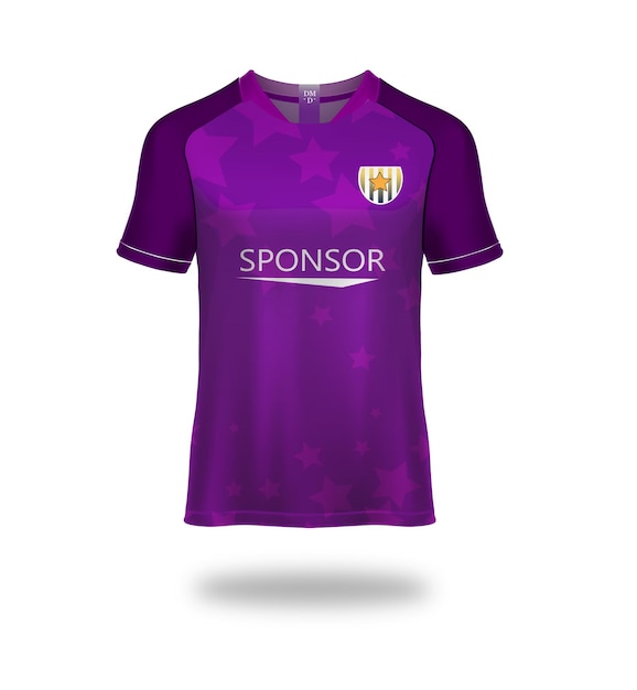 Modelo de camisa de futebol design de camiseta esportiva, conceito de uniforme de futebol