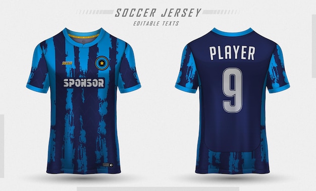 Modelo de camisa de futebol esporte design de camiseta