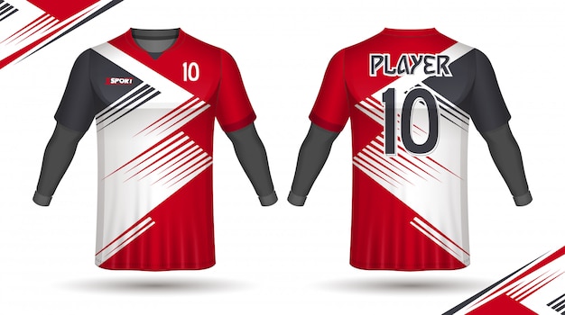 Modelo de camisa de futebol