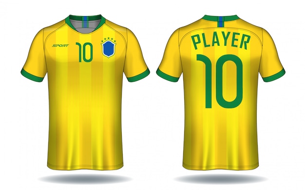 Modelo de camisa de futebol