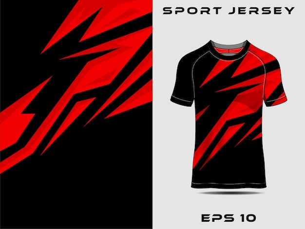 Modelo de camisa esportiva design de camisa de corrida camisa de futebol