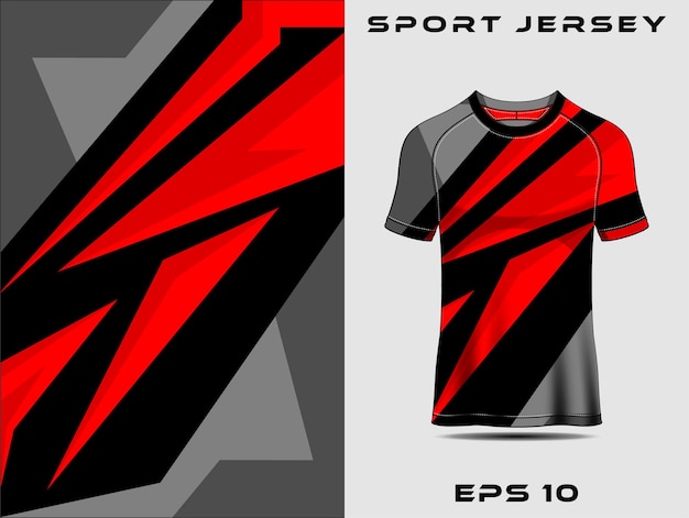 Modelo de camisa esportiva design de camisa de corrida camisa de futebol
