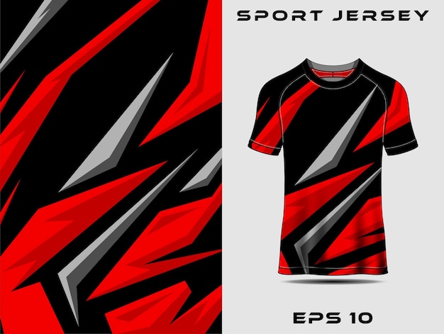 Modelo de camisa esportiva design de camisa de corrida camisa de futebol