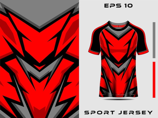 Modelo de camisa esportiva design de camisa de corrida camisa de futebol