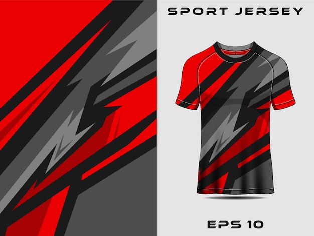 Modelo de camisa esportiva design de camisa de corrida camisa de futebol