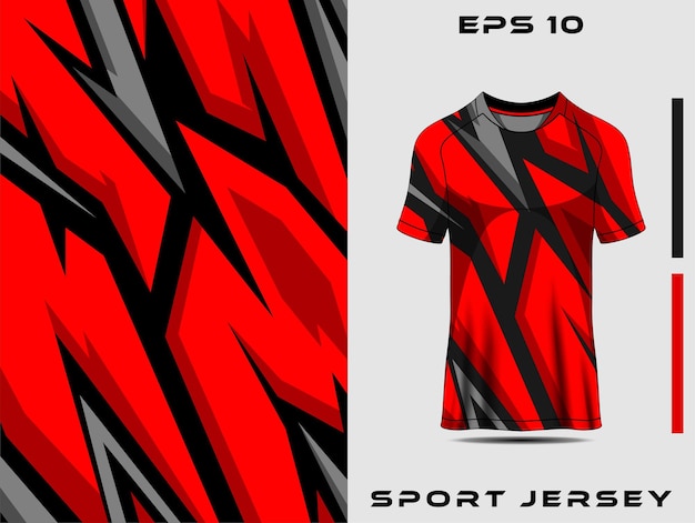 Modelo de camisa esportiva design de camisa de corrida camisa de futebol