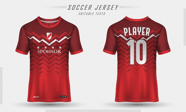 Modelo de camiseta de futebol desenho de camiseta esportiva