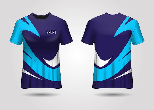 Modelo de camiseta esportiva