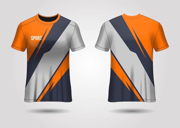 Modelo de camiseta esportiva